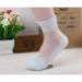 Load image into Gallery viewer, Women Lace Ruffle Ankle Sock Hot Sale Ultrathin Transparent Beautiful Crystal Lace Elastic Short Ankle Length BK Transparent