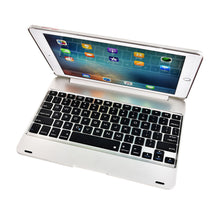 Load image into Gallery viewer, For 2016 Creative iPad  Pro 9.7 Air 2 Clavier Bluetooth Smart Creative iPad Pro 9.7 Air 2 Bluetooth Wireless Keyboard Case ABS Stand (Color: Grey,Silver,Gold,Rose Gold)